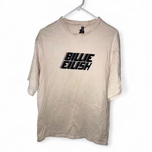 Billie eilish Divided Cream Graphic Tee